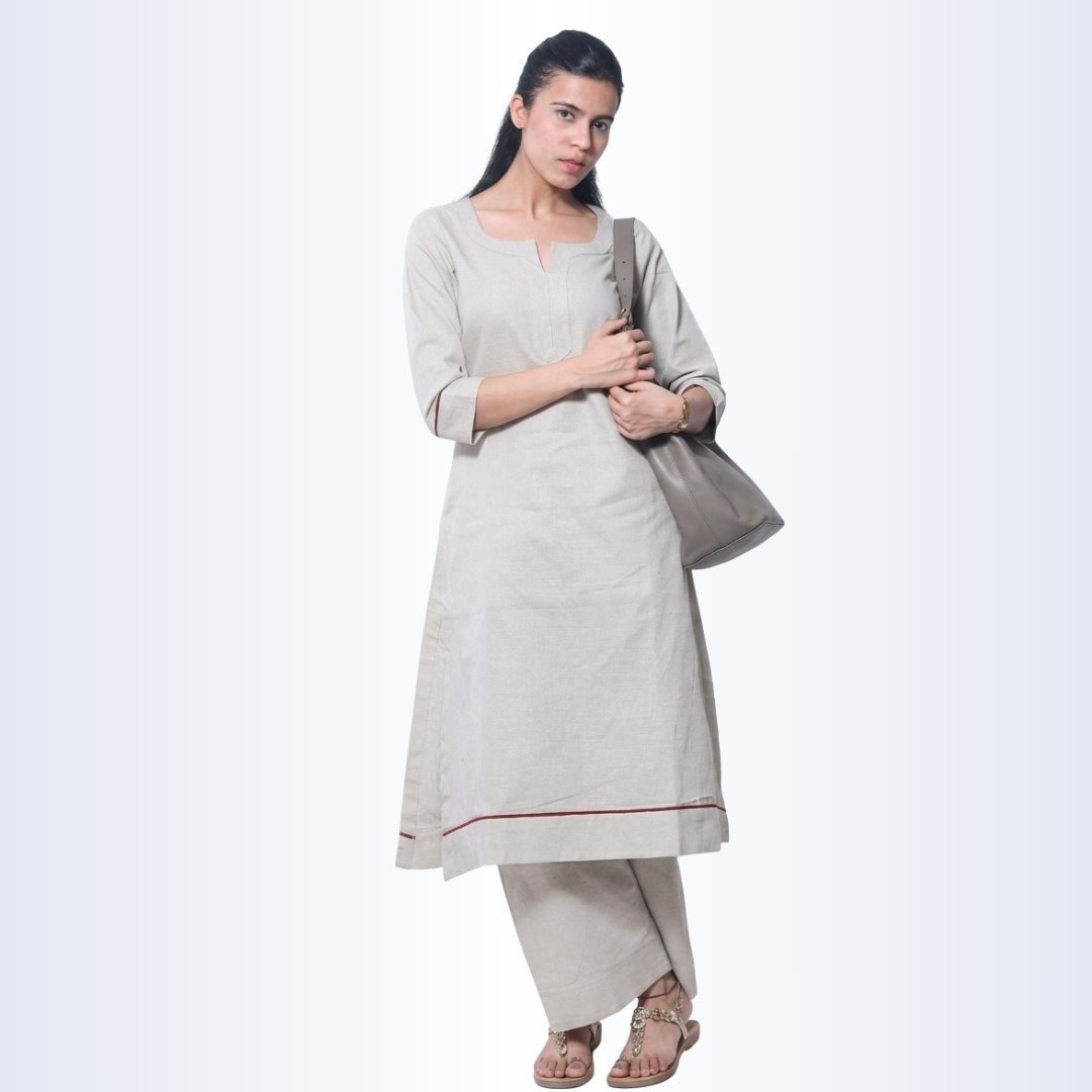 linen suit with mehroon touch & lining inside linen suit with mehroon touch & lining inside