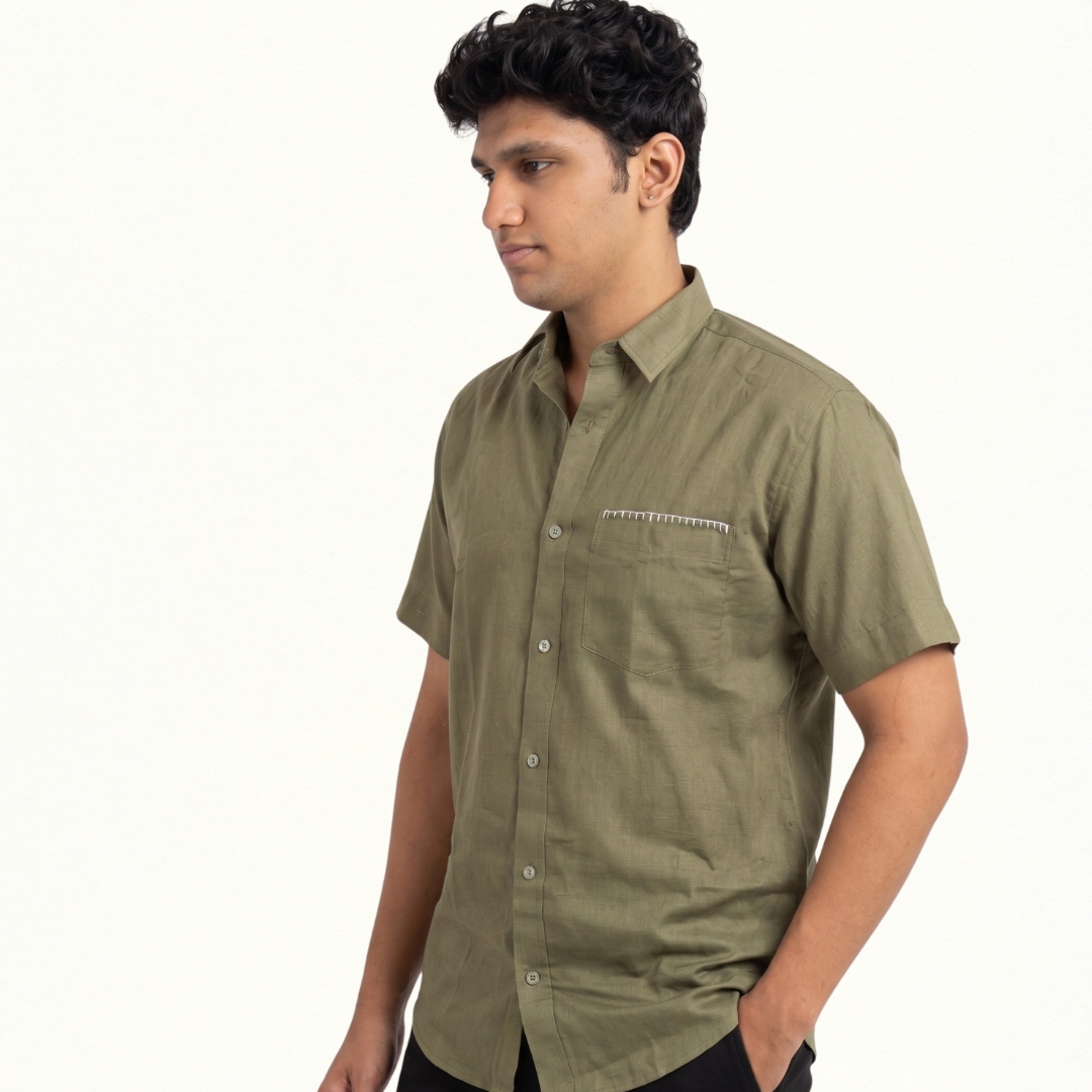 khadi kaftan with stripted patti (copy) khadi kaftan with stripted patti (copy)