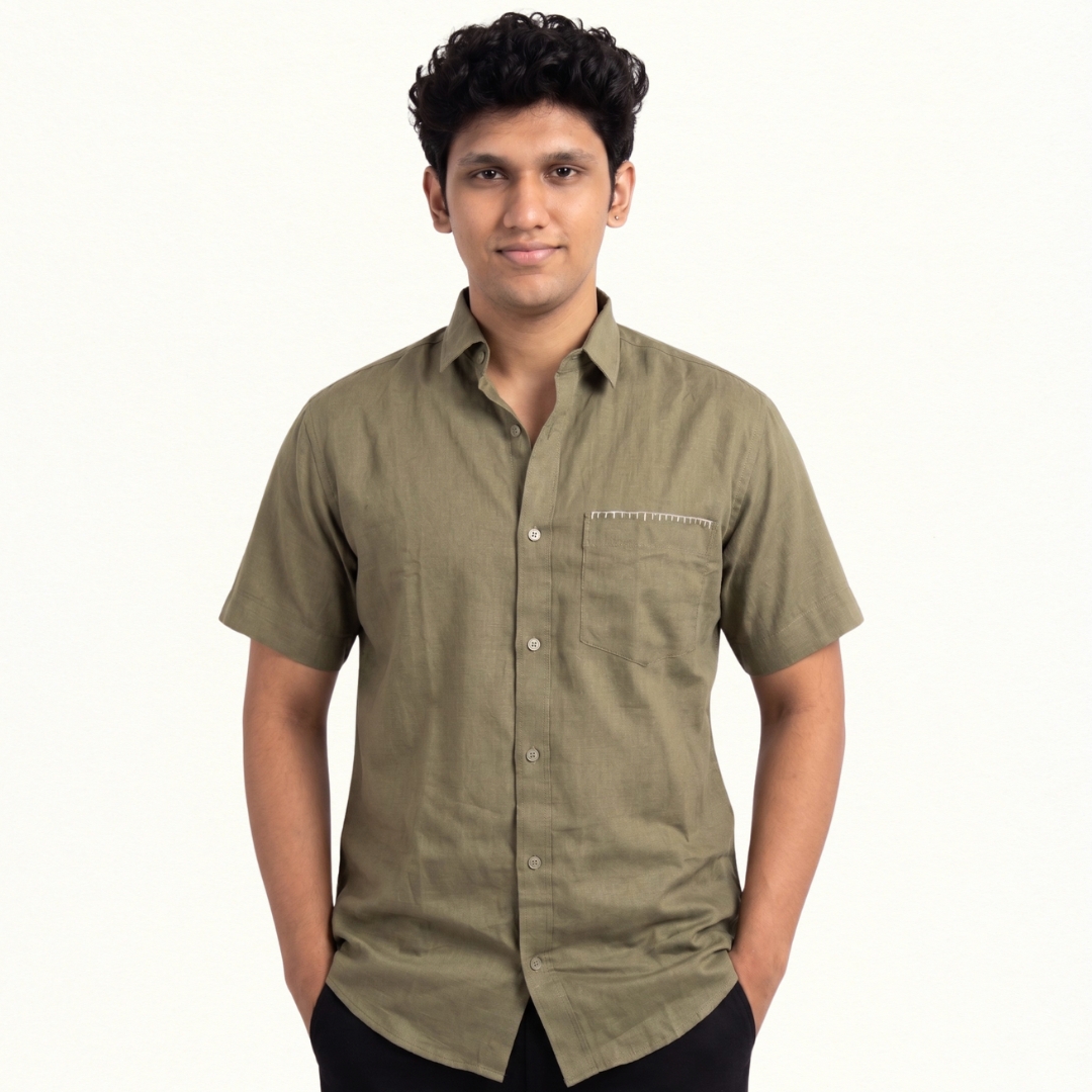 khadi kaftan with stripted patti (copy) khadi kaftan with stripted patti (copy)